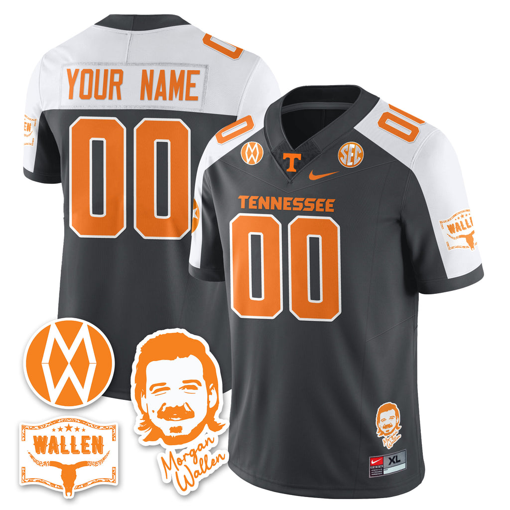 Men's Tennessee Volunteers Morgan Wallen 2025 Jersey - All Stitched