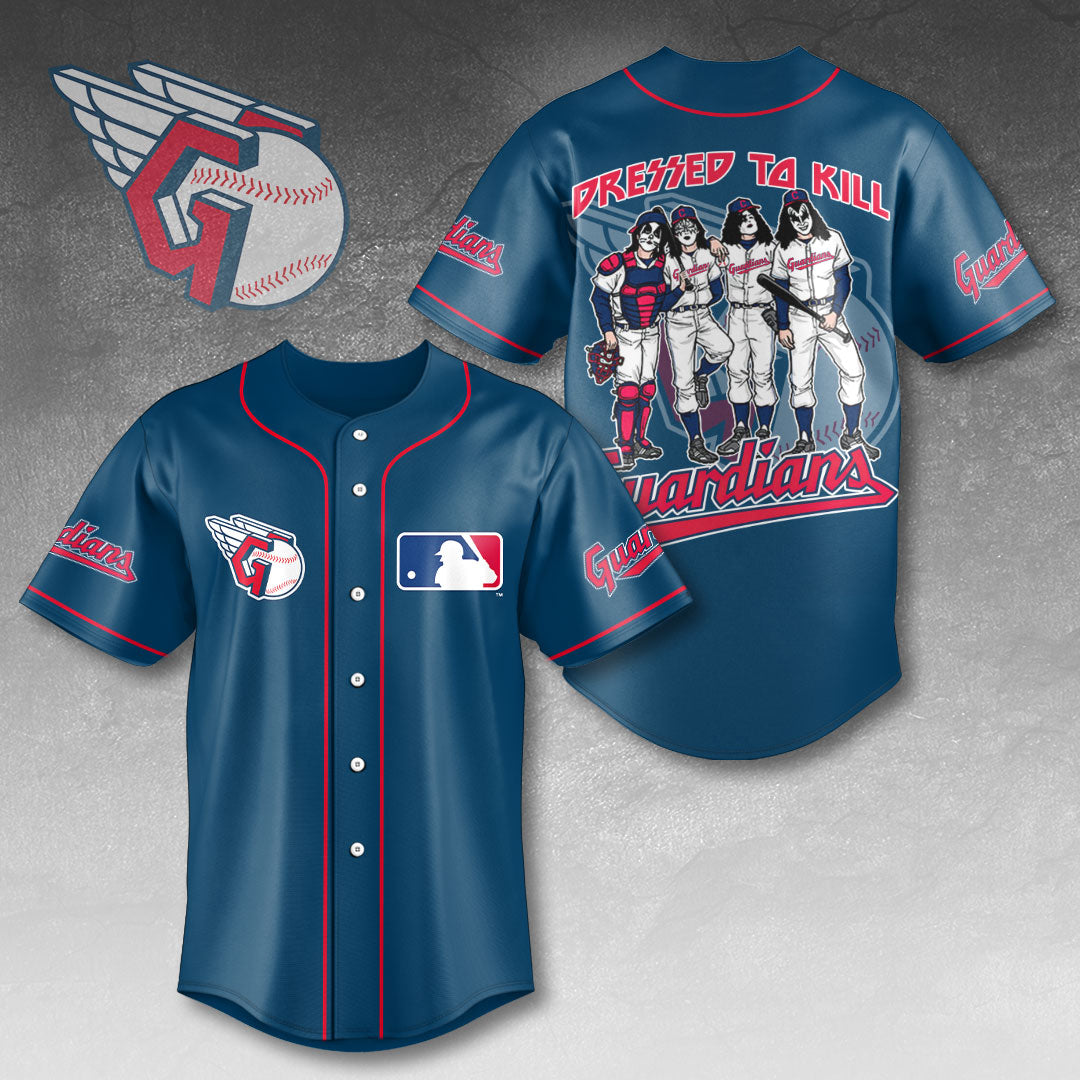 Cleveland Guardians x KISS Baseball Jersey - HOATT13406