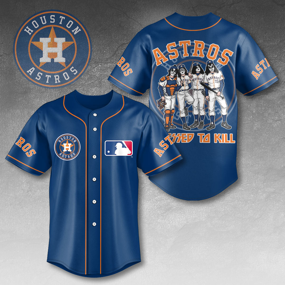 Houston Astros x KISS Baseball Jersey - HOATT13409