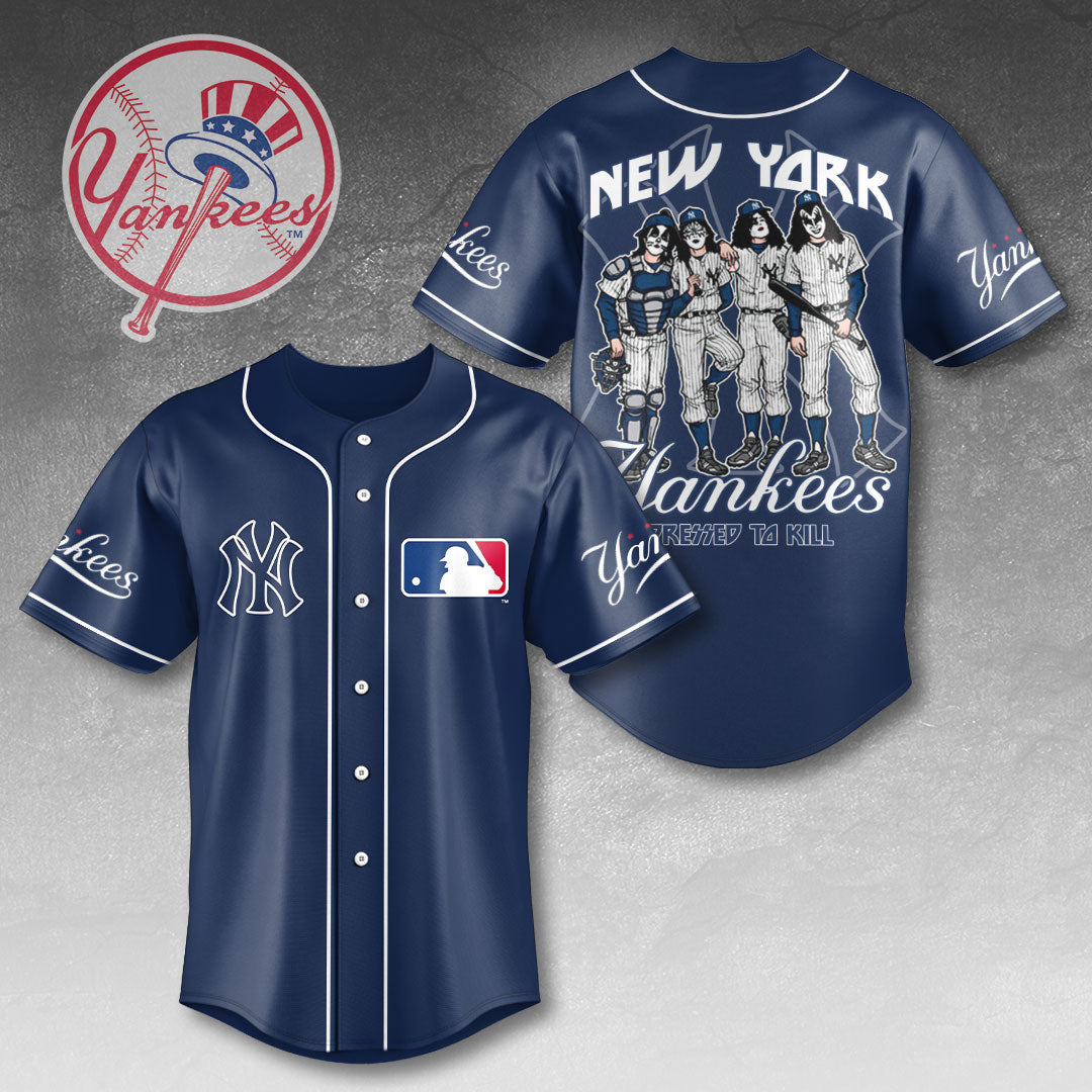 New York Yankees x KISS Baseball Jersey - HOATT13417