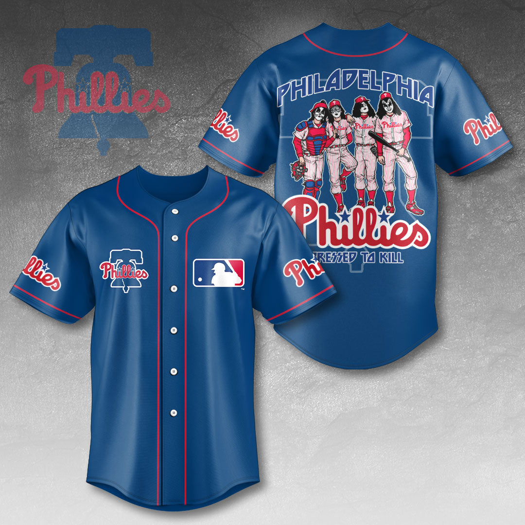 Philadelphia Phillies x KISS Baseball Jersey - HOATT13419