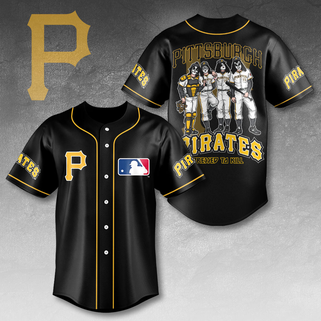 Pittsburgh Pirates x KISS Baseball Jersey - HOATT13420