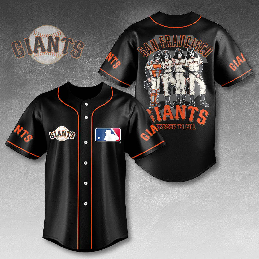 San Francisco Giants x KISS Baseball Jersey - HOATT13422