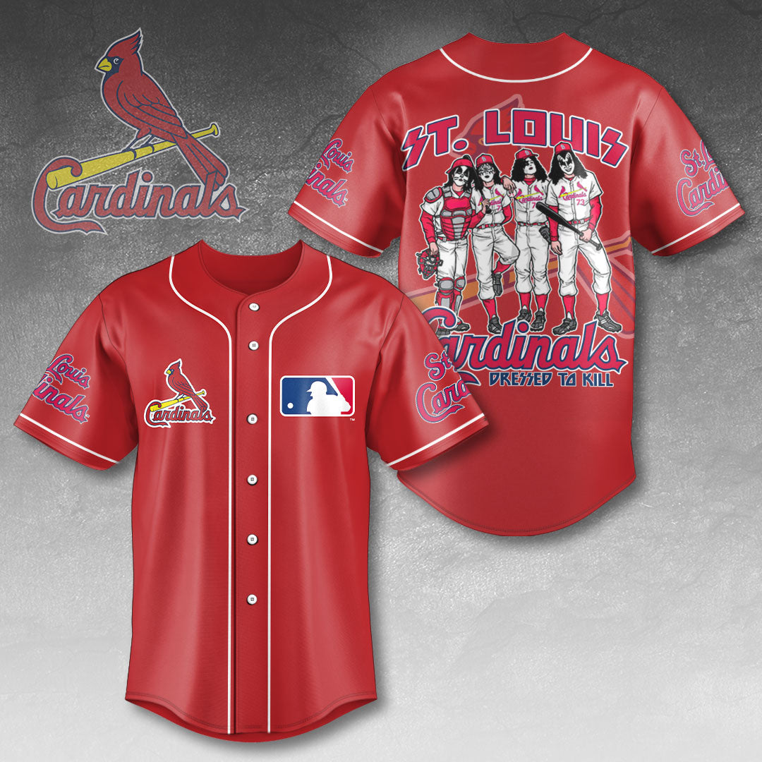 St. Louis Cardinals x KISS Baseball Jersey - HOATT13424