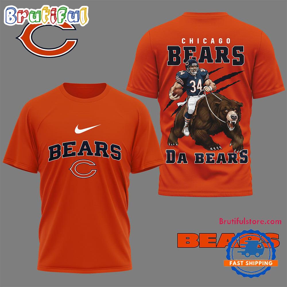 Chicago Bears 2025 NFL Nation Gear All Over Print Shirt