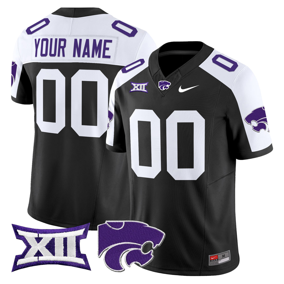 Kansas State Wildcats 2025 Vapor Limited Custom Jersey - All Stitched