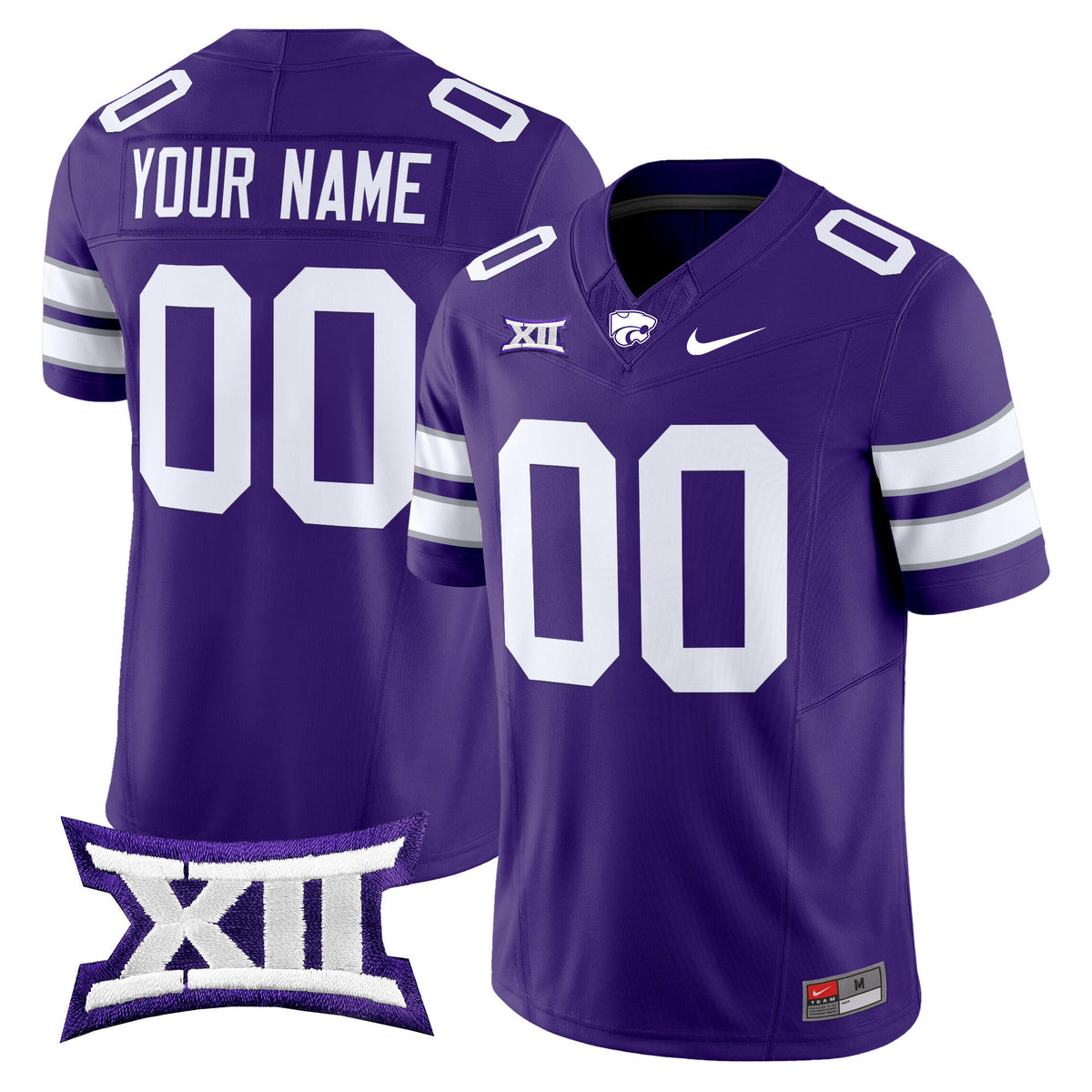 Kansas State Wildcats 2025 Vapor Limited Custom Jersey - All Stitched