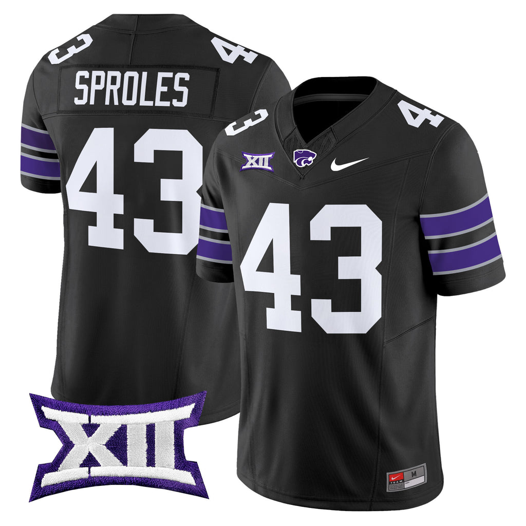 Men's Kansas State Wildcats 2025 Vapor Limited Jersey - All Stitched