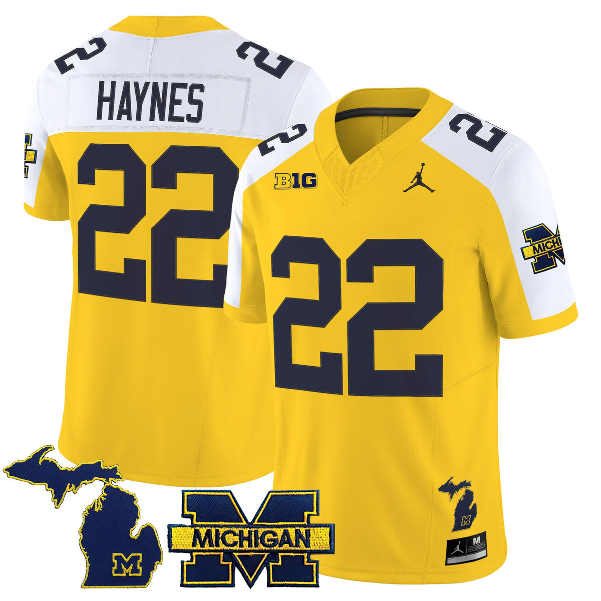 Men's Michigan Wolverines 2025 Vapor Limited Jersey V2 - All Stitched