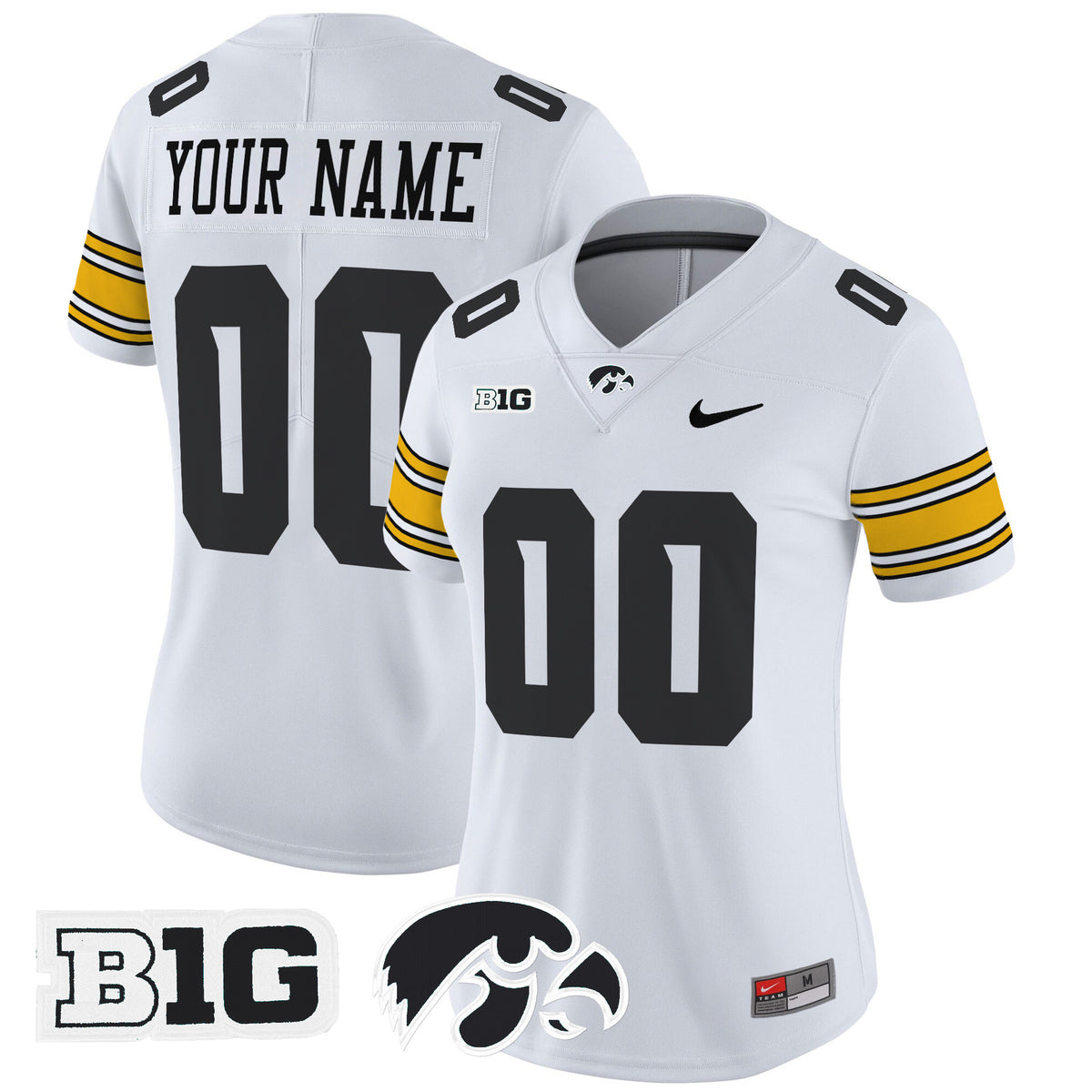 Iowa Hawkeyes 2025 Vapor Limited Custom Jersey - All Stitched