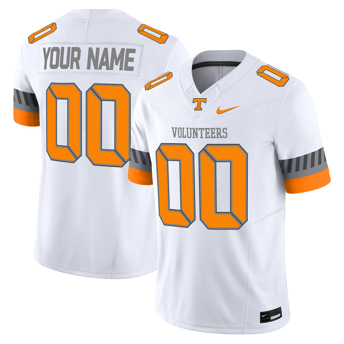 Tennessee Volunteers 2025 'Smokey Grey Series' Vapor Limited Custom Jersey - All Stitched