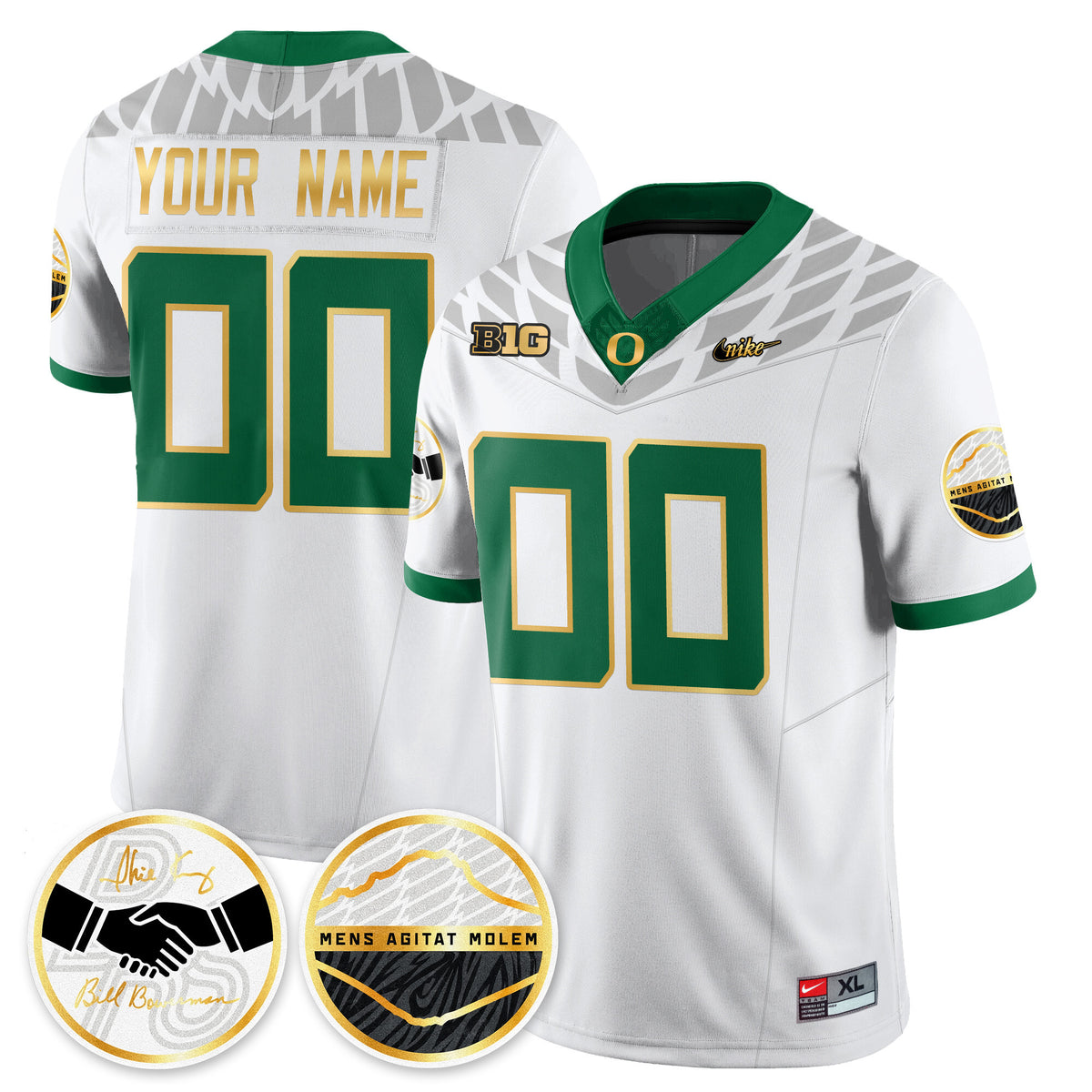Custom Oregon Ducks 2025 "Shoe Duck" Jersey - All Stitched