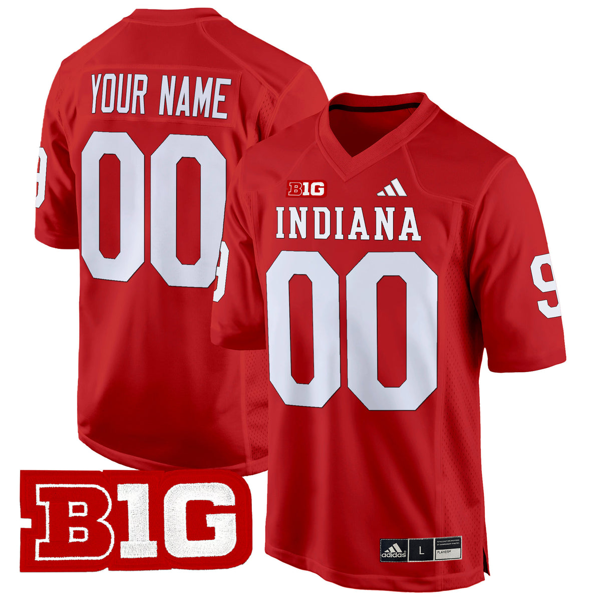 Indiana Hoosiers 2024 Game Custom Jersey V2 - All Stitched