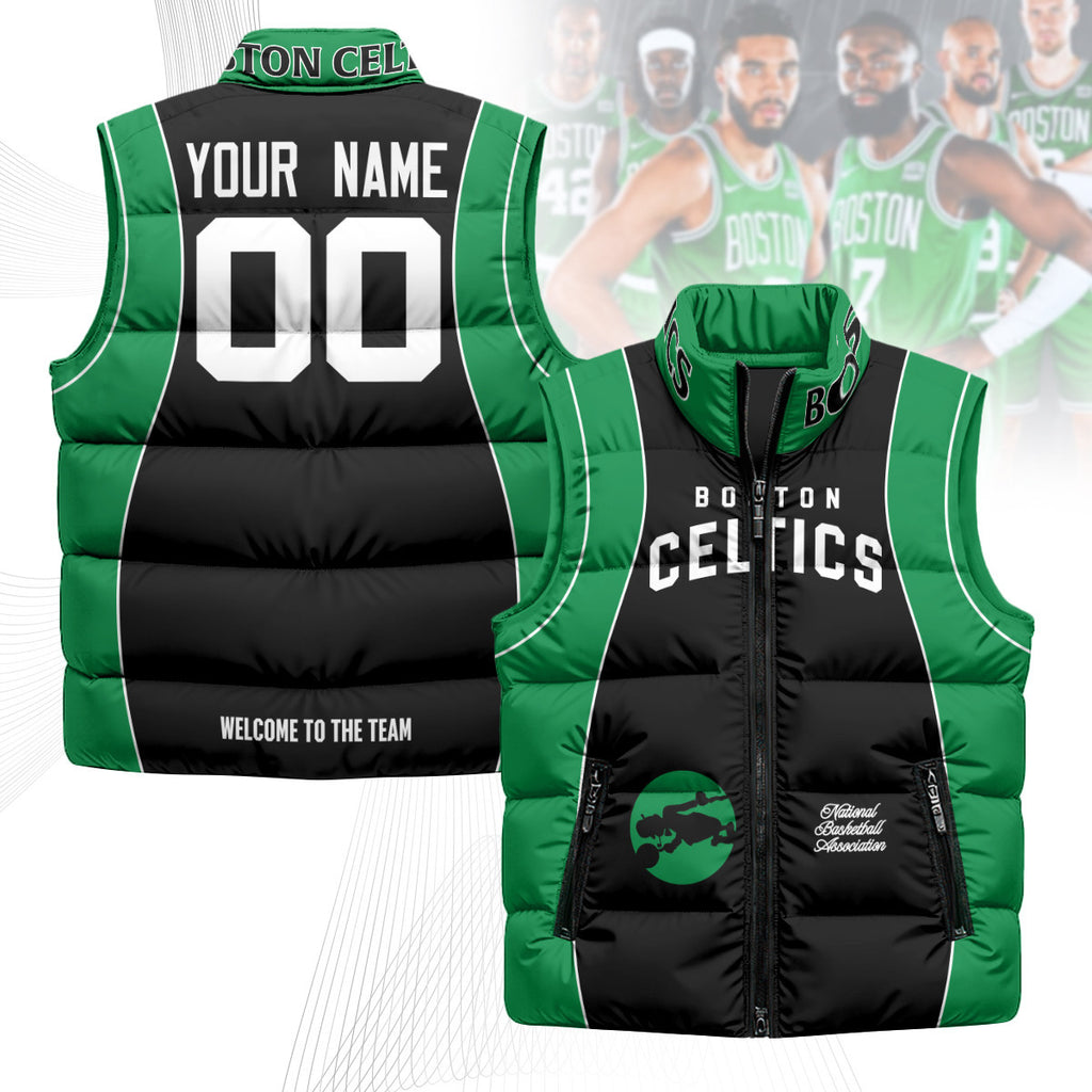 Boston Celtics Unisex Puffer Vest