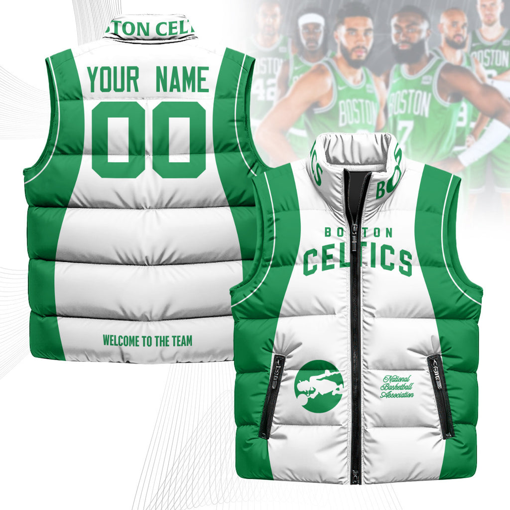 Boston Celtics Unisex Puffer Vest