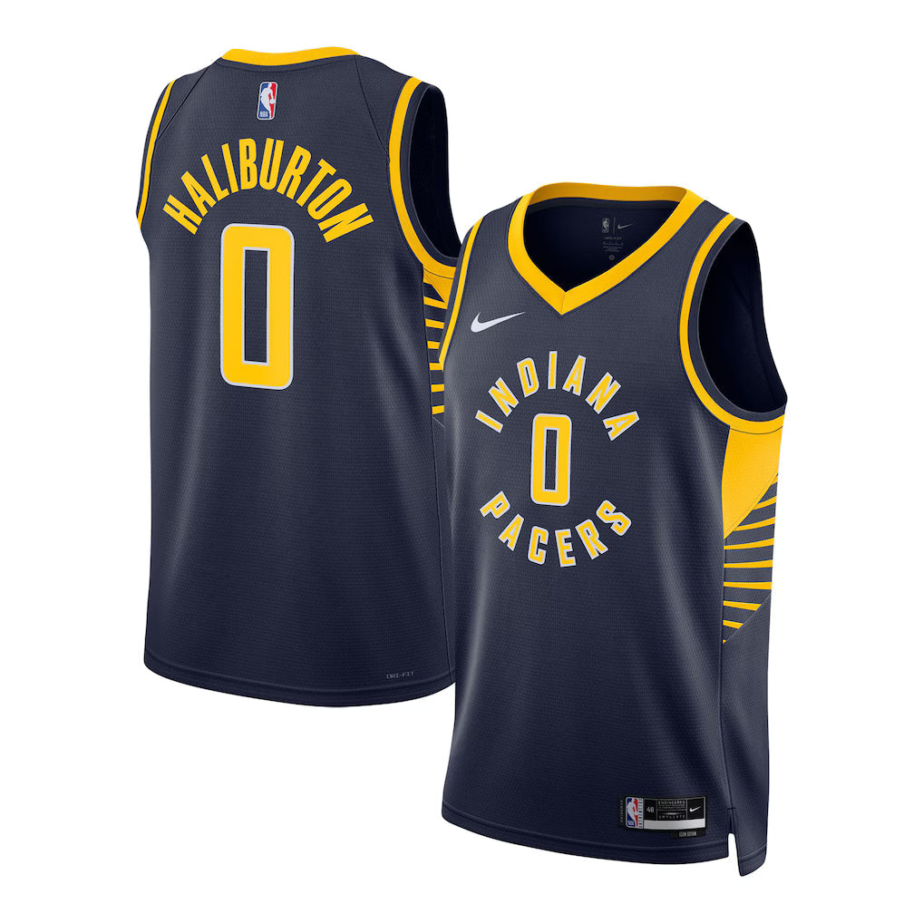 Tyrese Haliburton Indiana Pacers Unisex Jersey - Icon Edition - Navy